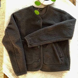 UNIQLO Sherpa Teddy Jacket | XS